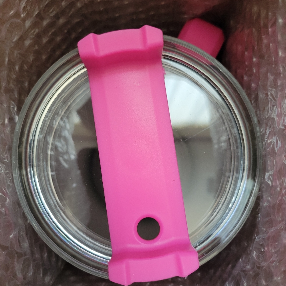 40 oz Bright Pink Tumbler
